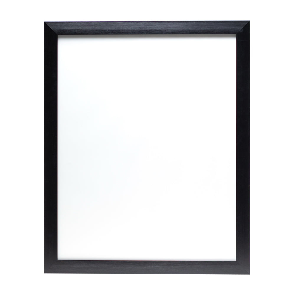A black wooden frame.