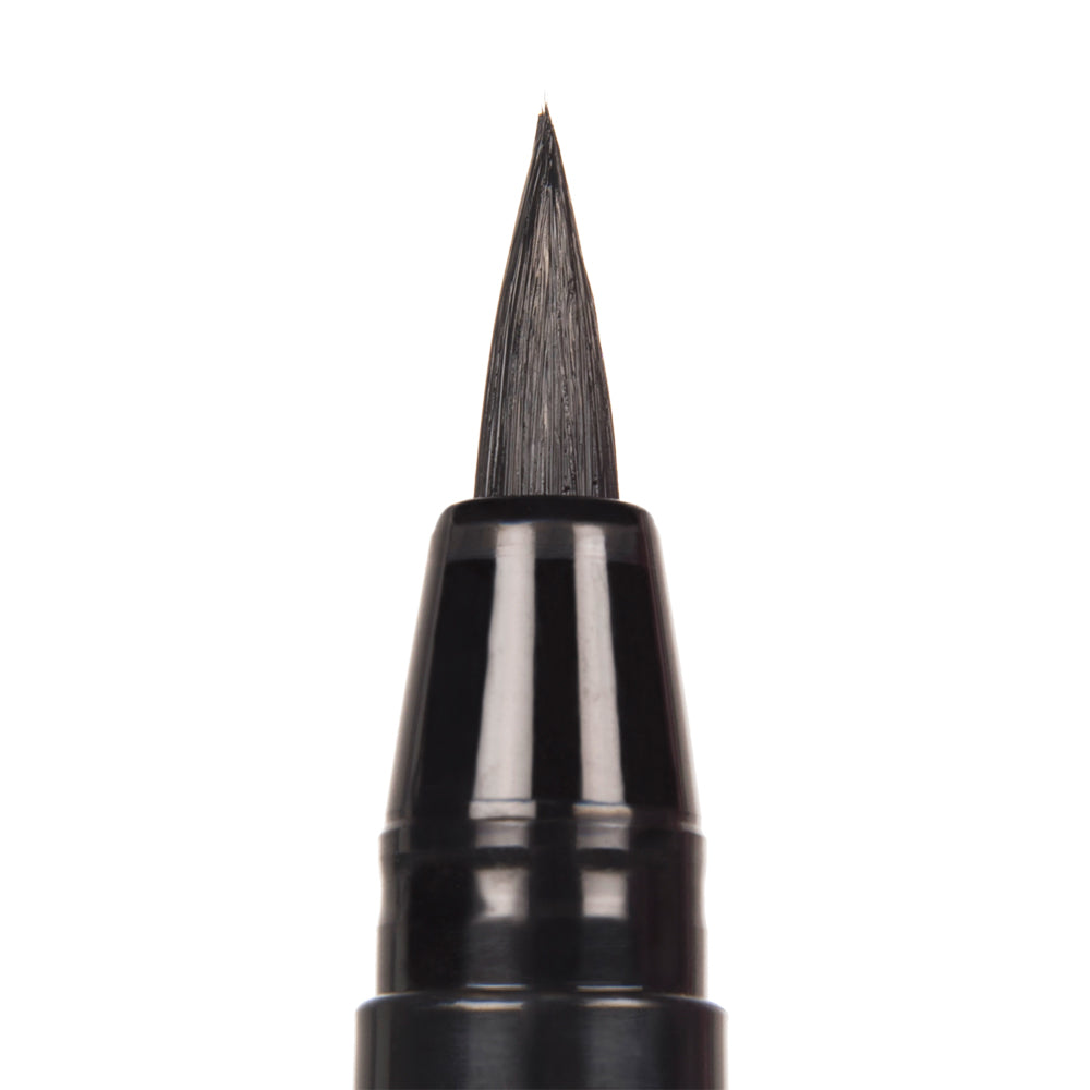 The flexible brush tip of the Uni Posca PCF-350 marker.