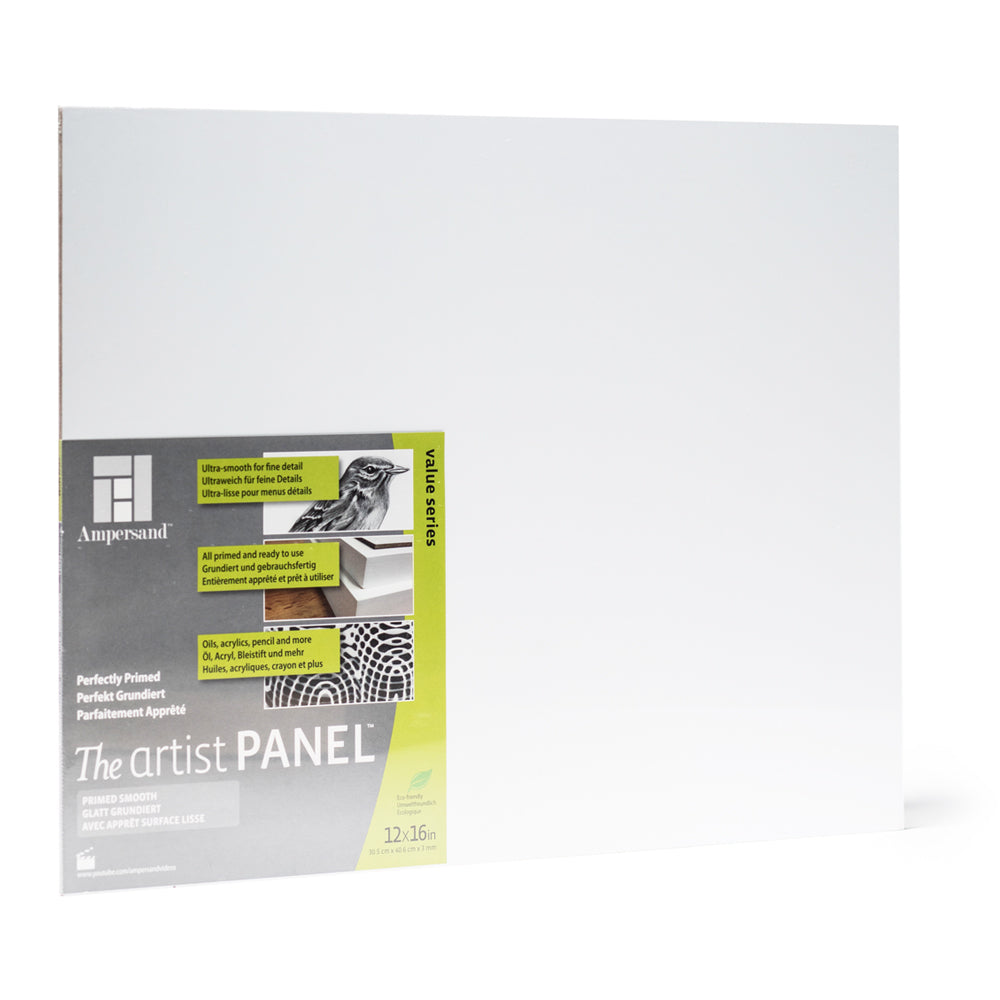 Primed smooth artist panel flat panel Draw & Paint Art Supplies