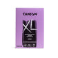 Canson XL marker pad, bound on the short edge. This book contains 100 pages of 70 gsm smooth, semi transparent and bright white paper. 21 by 29.7 centimetres in size.