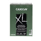 Canson XL recycyled drawing pad, spiral bound and perforated on the short edge. This book contains 50 pages of 160 gsm fine honeycomb grain paper with excellent erasability. 21 by 29.7 centimetres in size.
