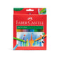 A box set of 24 Faber-Castell Tri Colour pencils with smooth rich colour. Made with wood from certified sustainable forestry. 